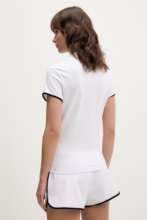 Karl Lagerfeld Jeans polo damski kolor biały B2W17066