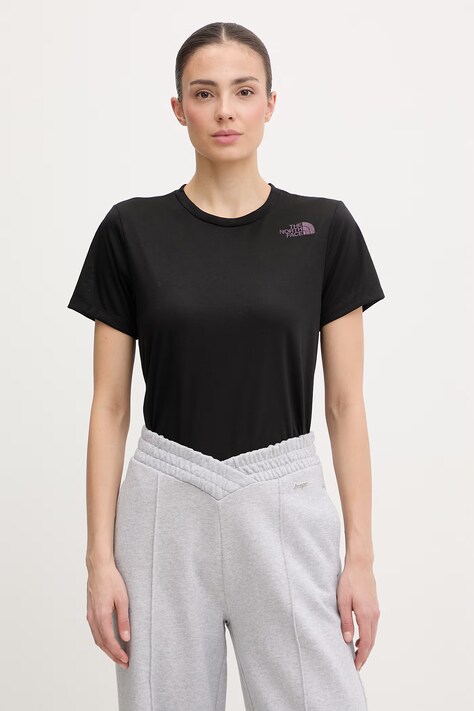 The North Face t-shirt damski czarny NF0A8G0DJK31