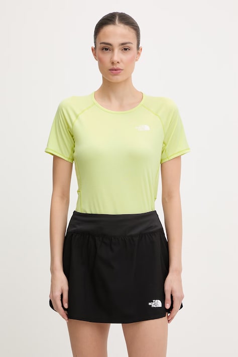 The North Face t-shirt treningowy damski SUNRISER beżowy NF0A8BBXG6O1