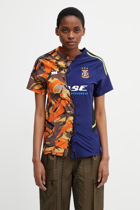 Martine Rose Lace up Football футболка жіноча помаранчева 168JT16208