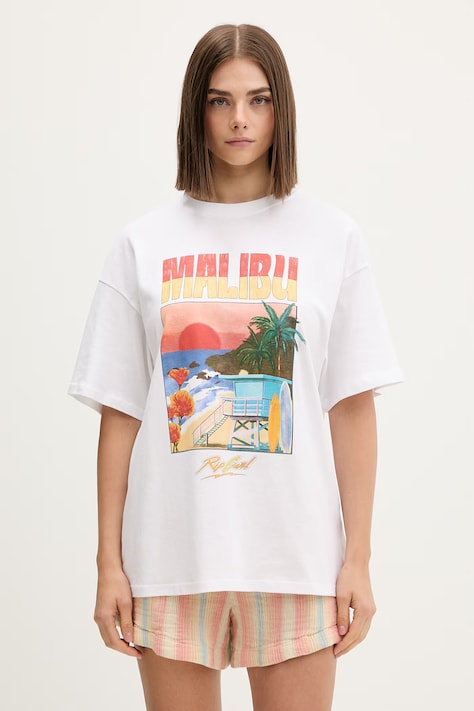 Rip Curl damskie bawełniane HAYLEY O HERITAGE białe 0MTWTE