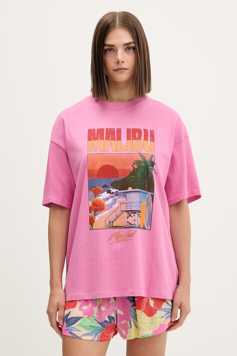 Rip Curl жіноче бавовняне HAYLEY O HERITAGE рожеве 0MTWTE