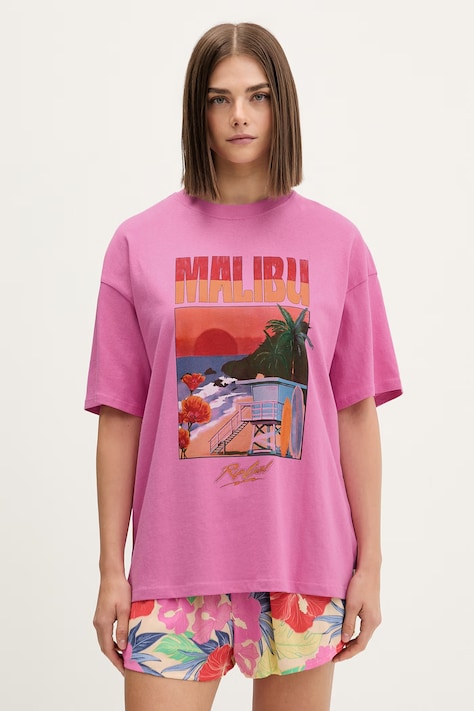 Rip Curl damskie bawełniane HAYLEY O HERITAGE różowe 0MTWTE