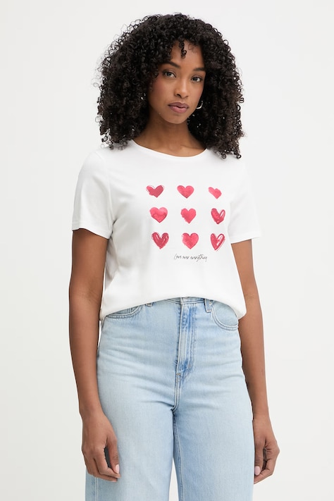 Morgan t-shirt damskie białe DONA