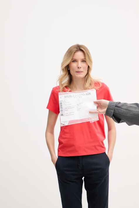 Polo Ralph Lauren basic tričko dámské bavlněné červené 211B14611