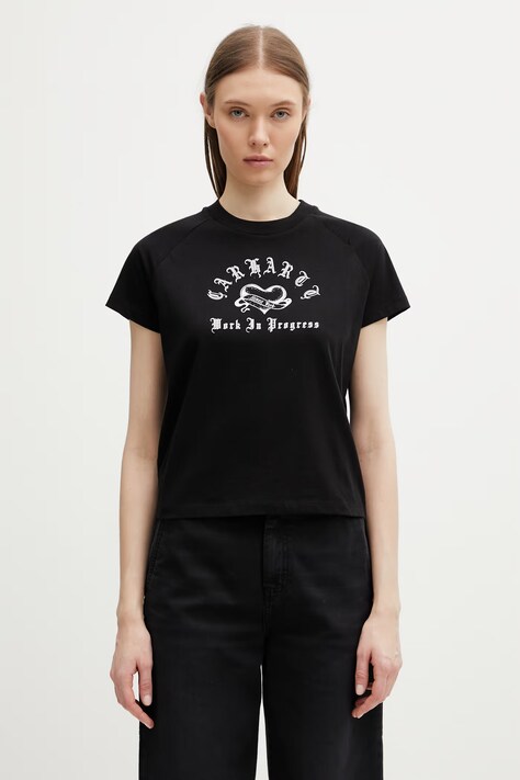 Carhartt WIP W' S/S Honest Work T-Shirt t-shirt damski bawełniany czarny I036379.0D2XX