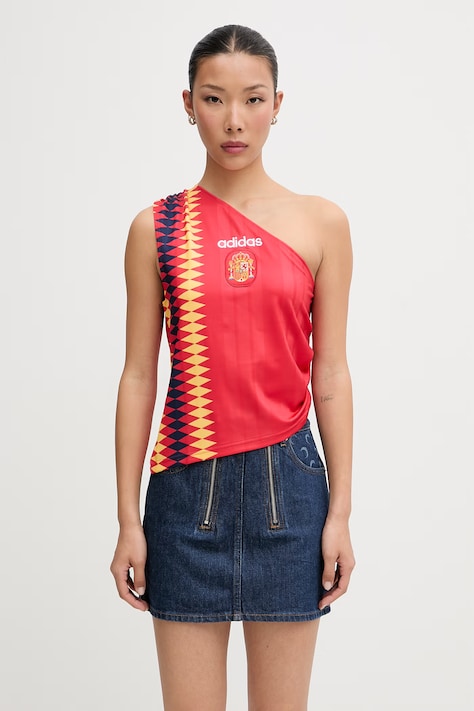 adidas Originals crop top damskie czerwone KE2292