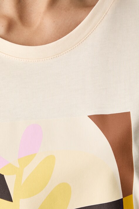 United Colors of Benetton футболка жіноча бавовняна — SS26-TSD1W7, бежевий — фото 5