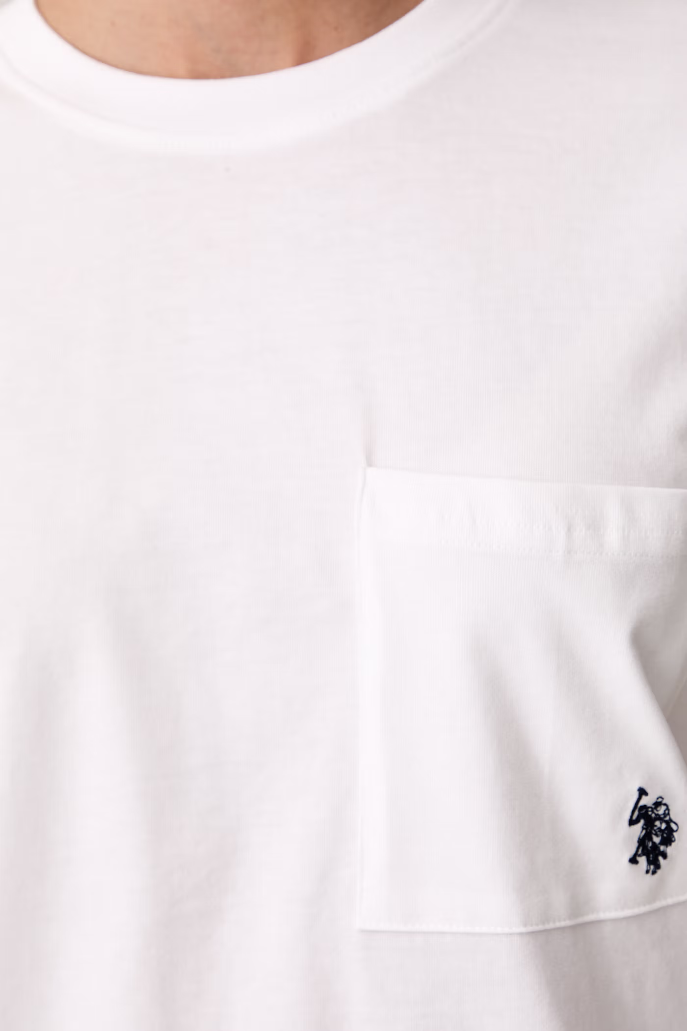 U.S. Polo Assn. футболка жіноча бавовняна Crew Neck Pocket — фото 5