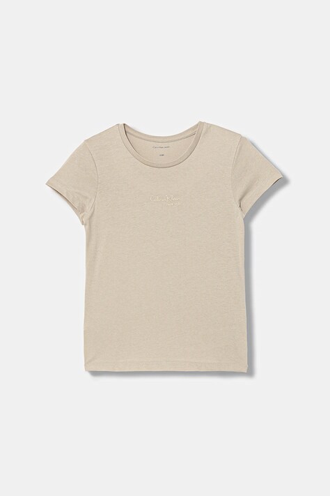 Calvin Klein Jeans t-shirt bawełniany dziecięcy kolor szary IG0IG03061