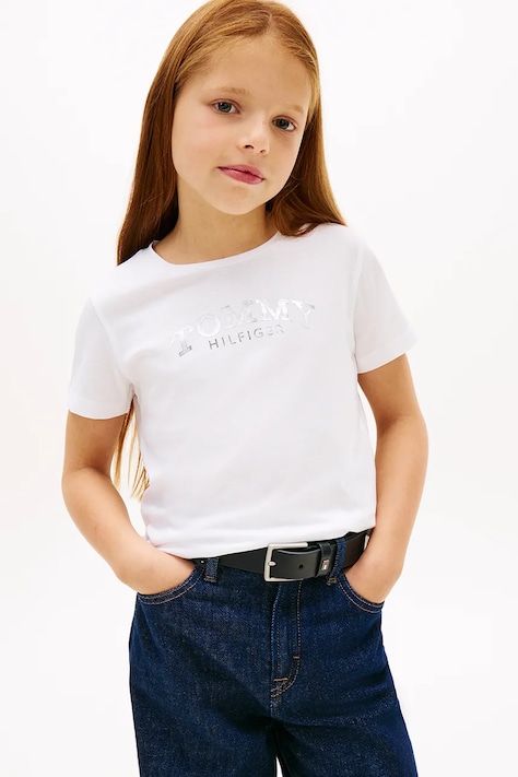 Tommy Hilfiger t-shirt dziecięcy kolor biały KG0KG08974