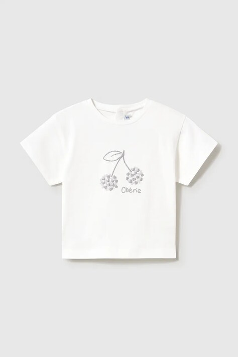 Mayoral t-shirt dziecięcy kolor biały 105