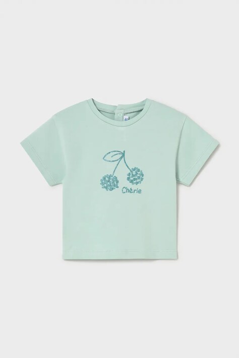 Παιδικό μπλουζάκι Mayoral χρώμα: τιρκουάζ, 105