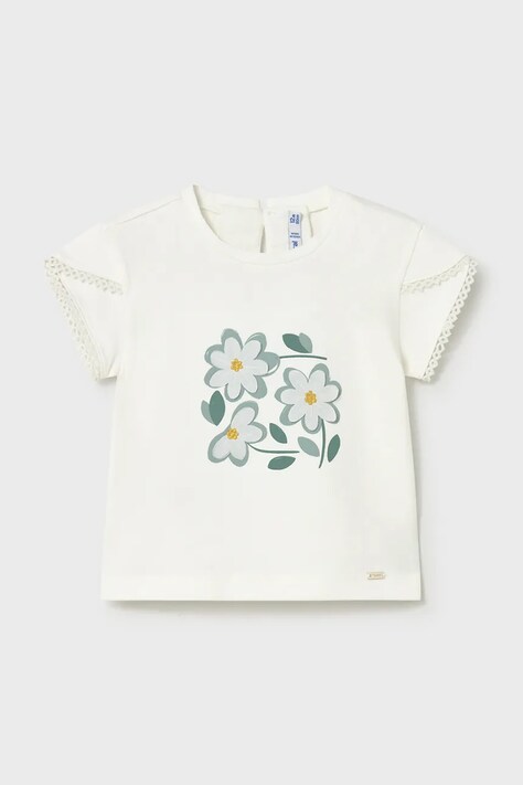 Παιδικό μπλουζάκι Mayoral χρώμα: μπεζ, 1079