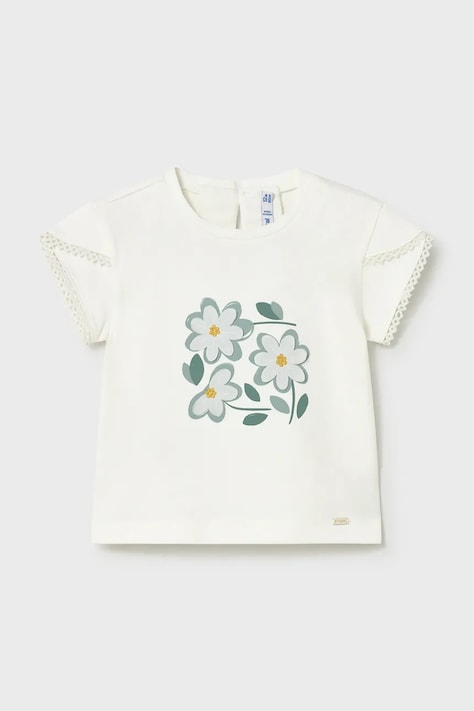 Παιδικό μπλουζάκι Mayoral χρώμα: μπεζ, 1079