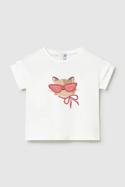 Παιδικό μπλουζάκι Mayoral χρώμα: άσπρο, 1080