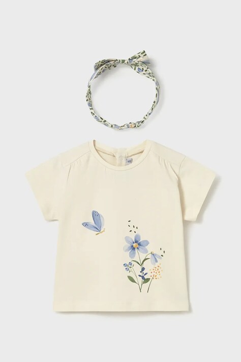 Παιδικό μπλουζάκι Mayoral χρώμα: άσπρο, 1081