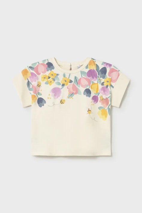 Dětské tričko Mayoral bílá barva, 1085