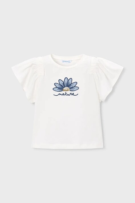 Παιδικό μπλουζάκι Mayoral χρώμα: άσπρο, 3004