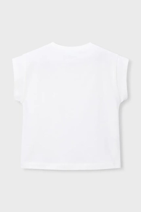 Mayoral t-shirt dziecięcy kolor beżowy 3005