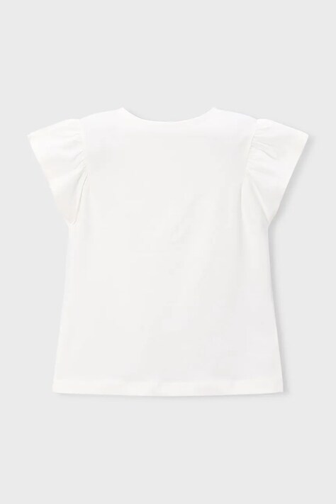 Mayoral t-shirt dziecięcy kolor biały 3007