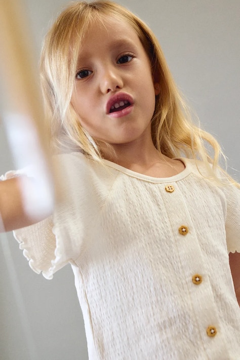 Dječja majica kratkih rukava Mayoral boja: bež, 3014