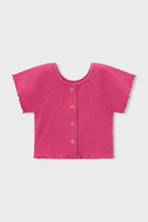 Mayoral t-shirt dziecięcy kolor różowy 3014