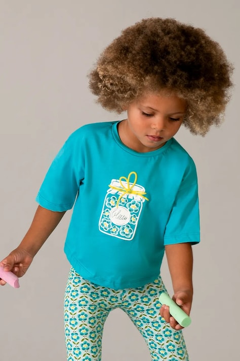 Mayoral tricou de bumbac pentru copii culoarea turcoaz, 3016