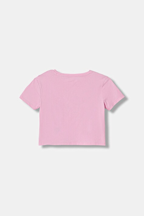 Guess t-shirt dziecięcy kolor różowy J6RI02 K6YW4