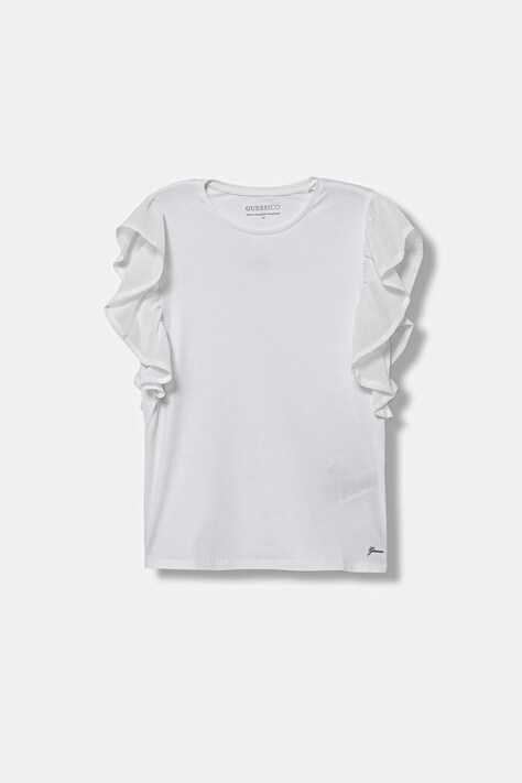 Guess t-shirt dziecięcy kolor biały J6RI14 K6YW4