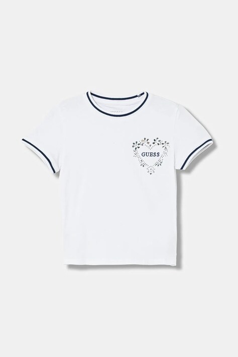 Guess t-shirt dziecięcy kolor biały J6RI26 K6YW4