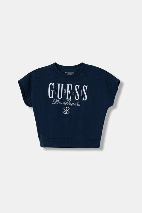 Guess t-shirt bawełniany kolor granatowy J6RI30 KCNQ4
