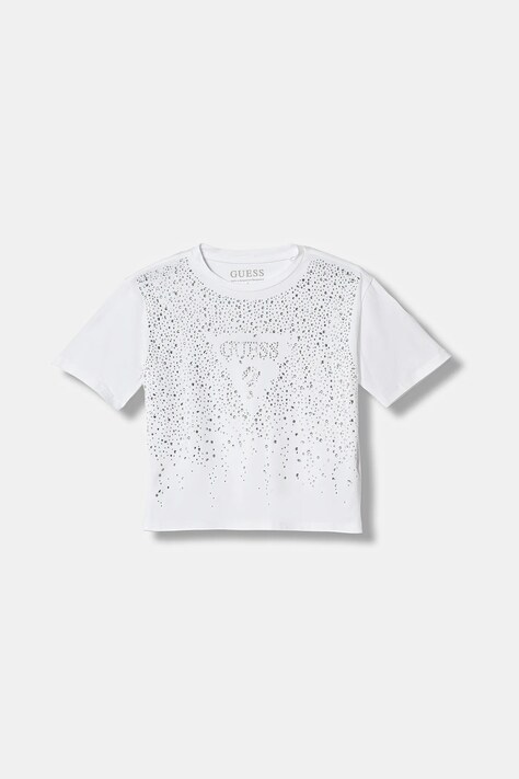 Guess t-shirt dziecięcy kolor biały J6RI37 K6YW4