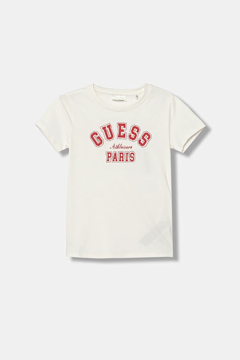 Guess t-shirt dziecięcy kolor beżowy J6RI41 J1314