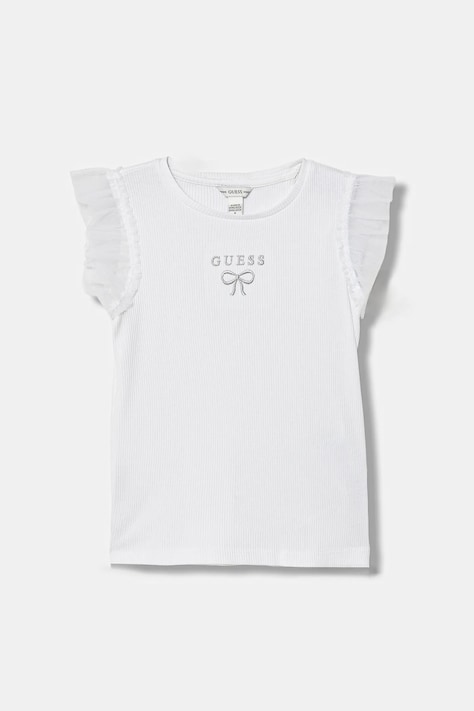 Guess t-shirt dziecięcy kolor biały K6RI12 KCU20