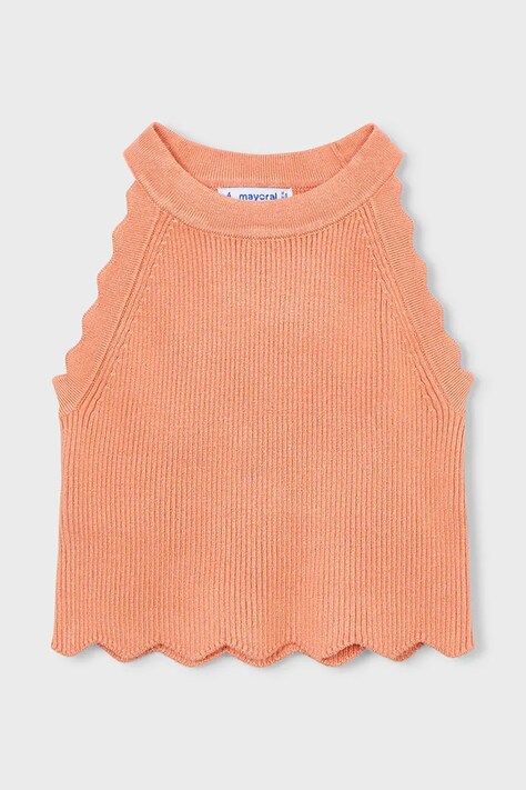 Παιδικό top Mayoral χρώμα: πορτοκαλί, 3027