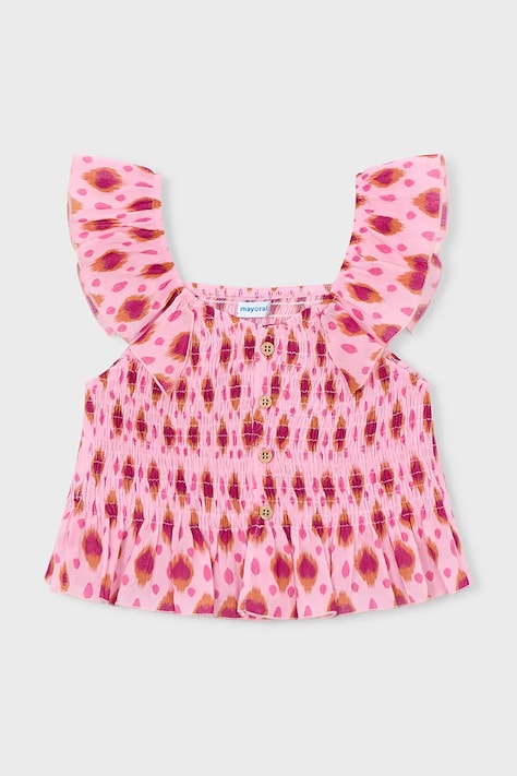 Mayoral gyerek pamut felső rózsaszín, 3028