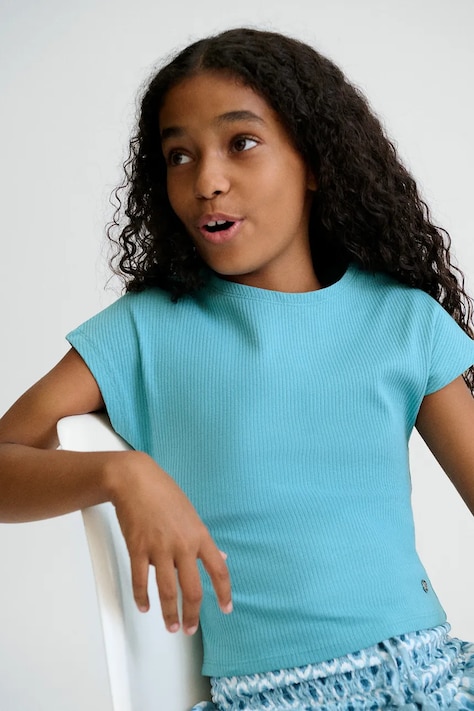 Детская футболка Mayoral цвет бирюзовый 6008