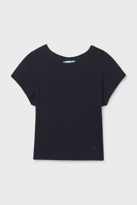 Mayoral t-shirt dziecięcy kolor czarny 6008