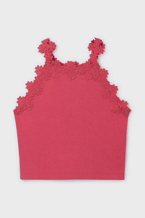 Mayoral top dziecięcy kolor różowy 6015