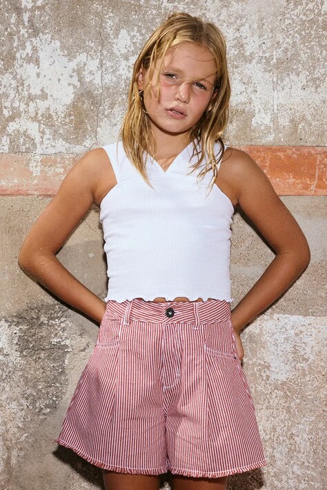 Detský top Mayoral biela farba, 6018