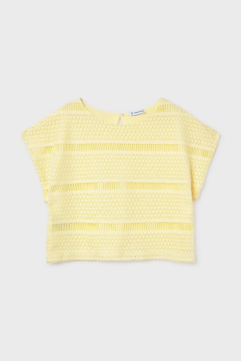 Παιδικό μπλουζάκι Mayoral χρώμα: κίτρινο, 6022