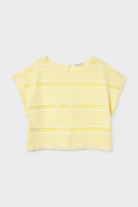 Dječja majica kratkih rukava Mayoral boja: žuta, 6022