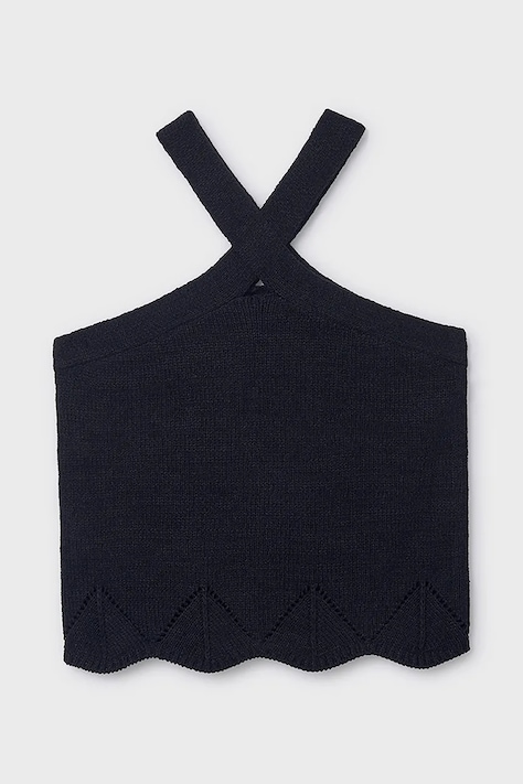 Mayoral top dziecięcy kolor czarny 6024