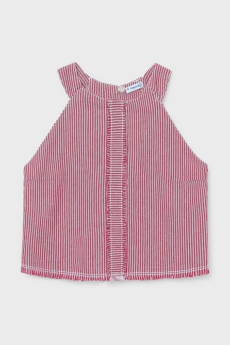 Дитячий бавовняний топ Mayoral колір рожевий 6025