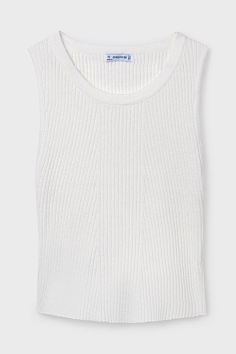 Mayoral top copii culoarea alb, 6026