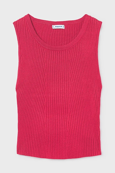 Mayoral top dziecięcy kolor różowy 6026