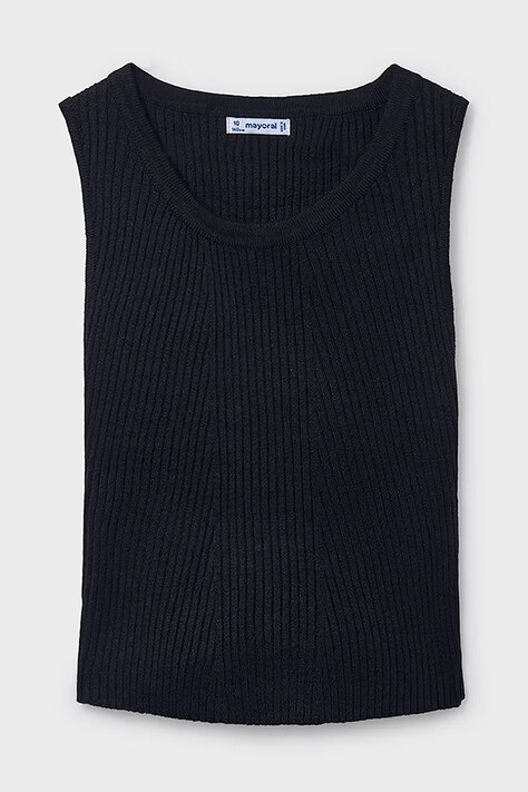 Mayoral top dziecięcy kolor czarny 6026