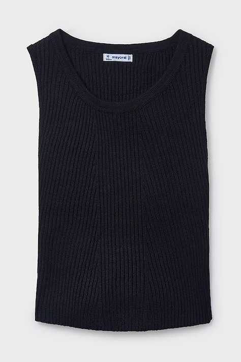Дитячий топ Mayoral колір чорний 6026