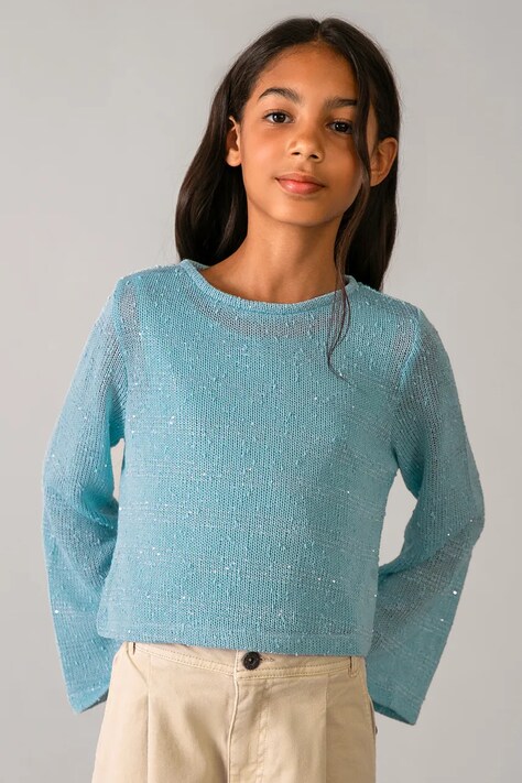 Mayoral longsleeve dziecięcy kolor niebieski 6161